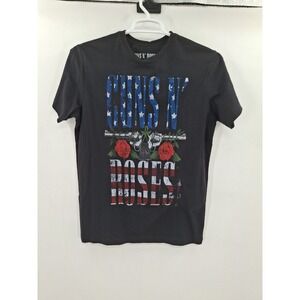 Guns N' Roses‎ Americana Shirt Red White Blue Stars Stripes MEDIUM